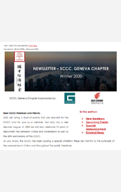 Quarterly Newsletter 1 - SCCC Geneva Chapter