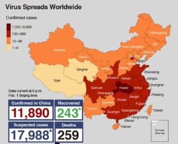 Coronavirus Latest: China Infections Reach 11,890, Apple Closes All Mainland Stores